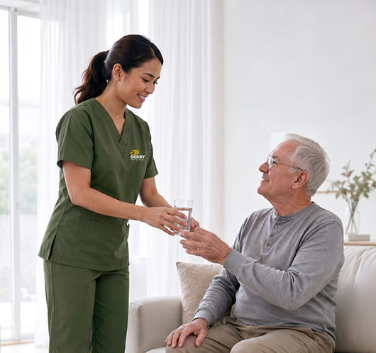 Home nursing support at home